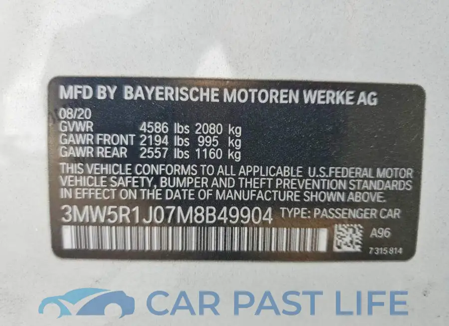 3MW5R1J07M8B49904# 12