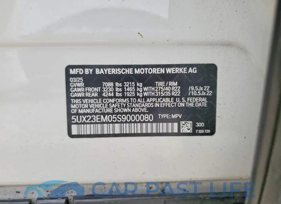 5UX23EM05S9000080# 13