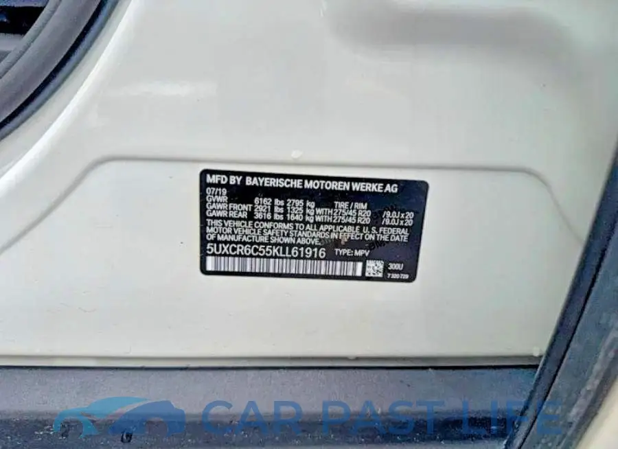 5UXCR6C55KLL61916# 10