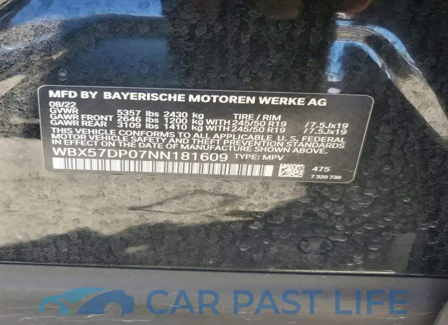 WBX57DP07NN181609# 12