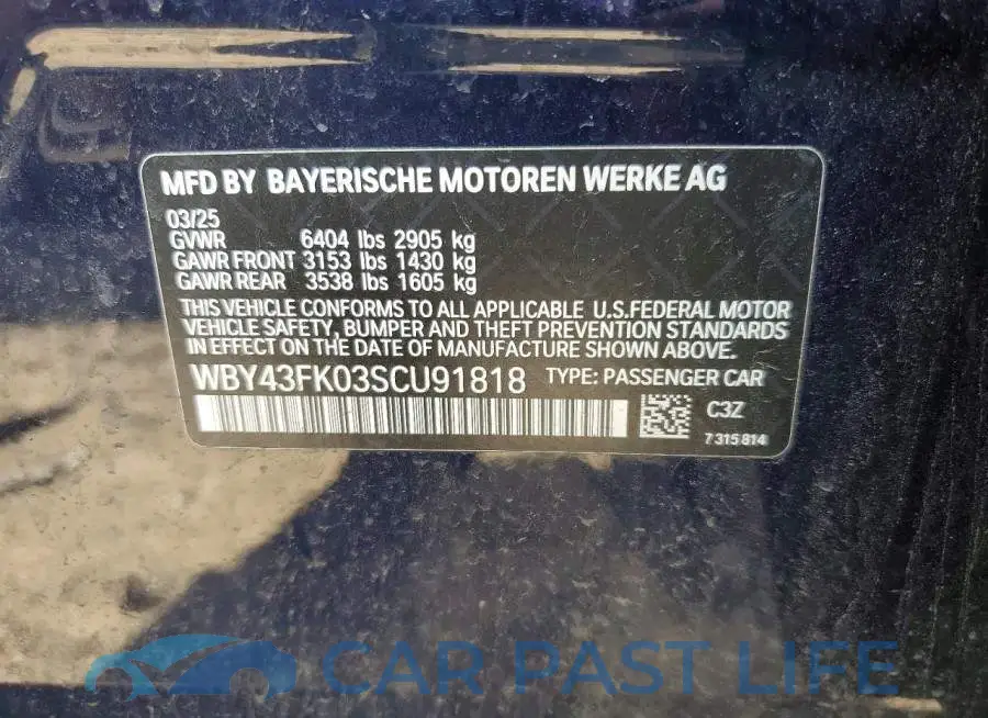 WBY43FK03SCU91818# 12