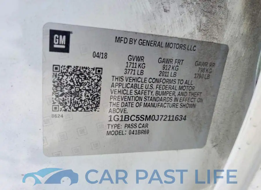 1G1BC5SM0J7211634# 13