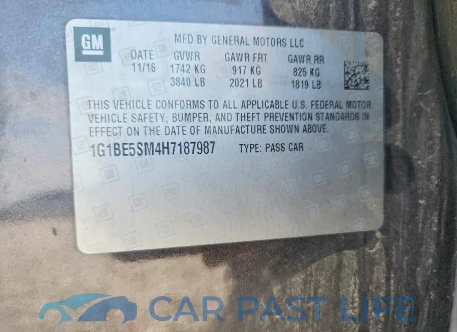 1G1BE5SM4H7187987# 13