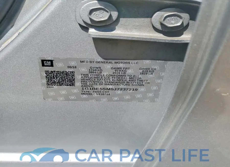 1G1BE5SM5J7237219# 12