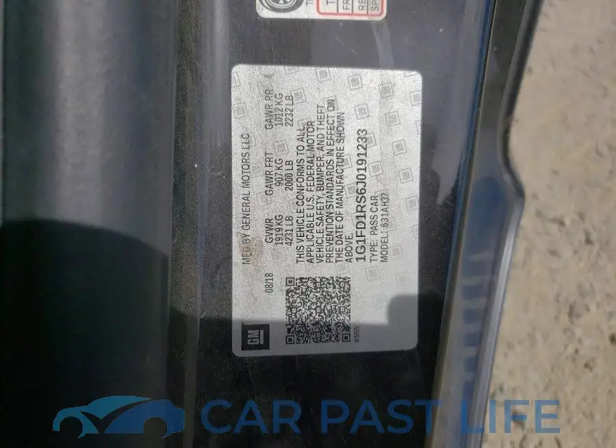 1G1FD1RS6J0191233# 12