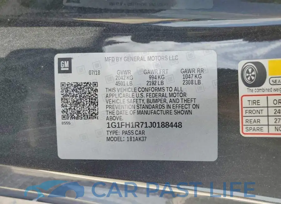 1G1FH1R71J0188448# 12