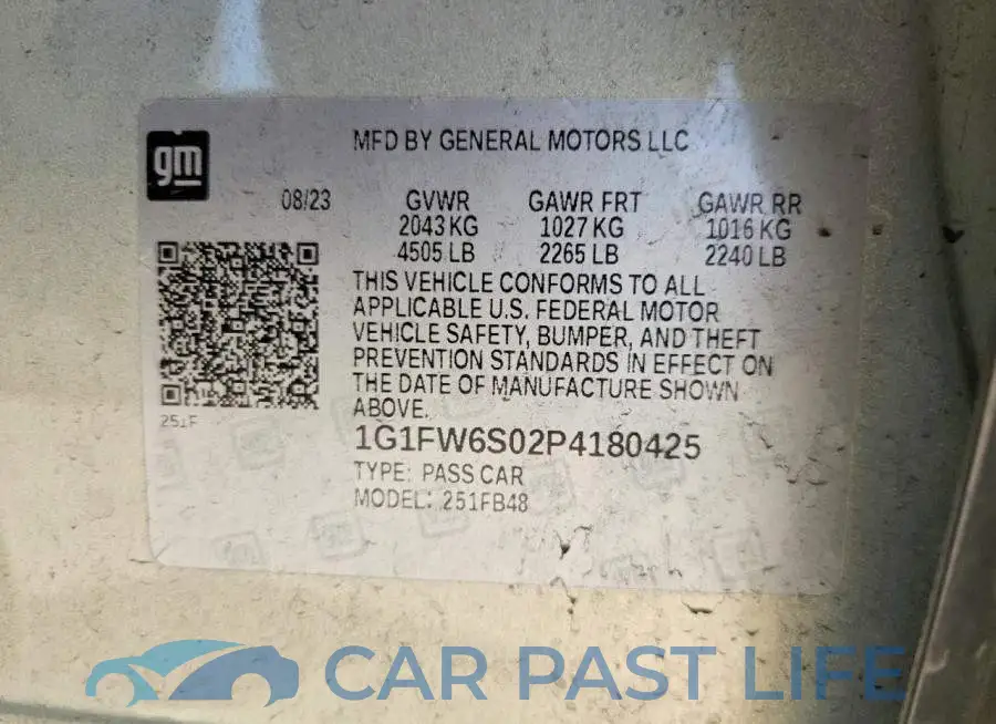 1G1FW6S02P4180425# 12