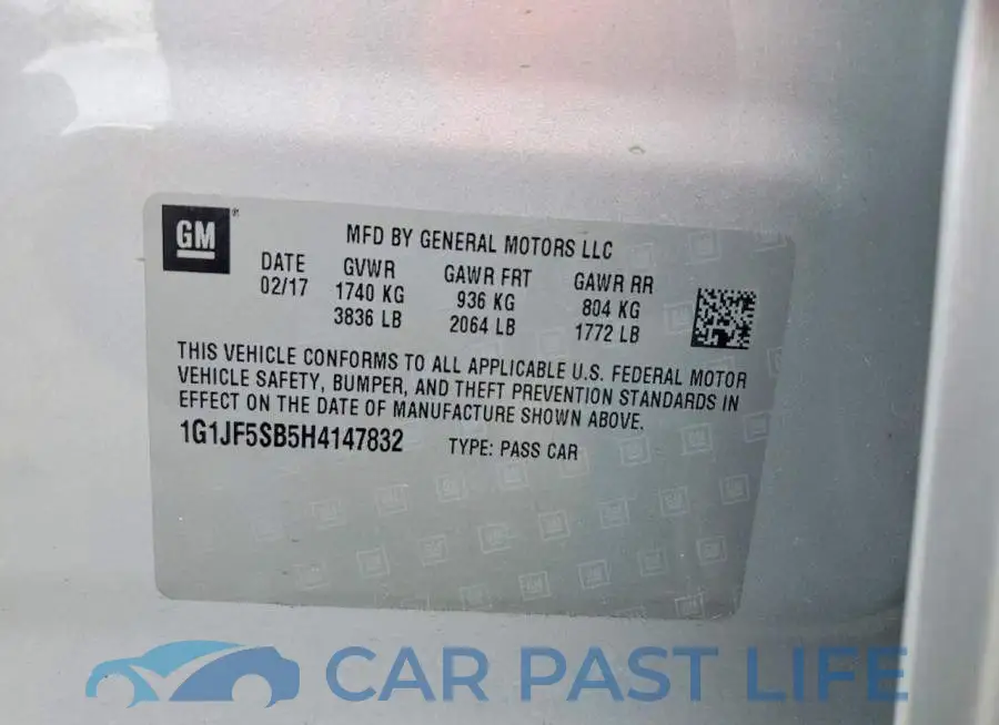 1G1JF5SB5H4147832# 12