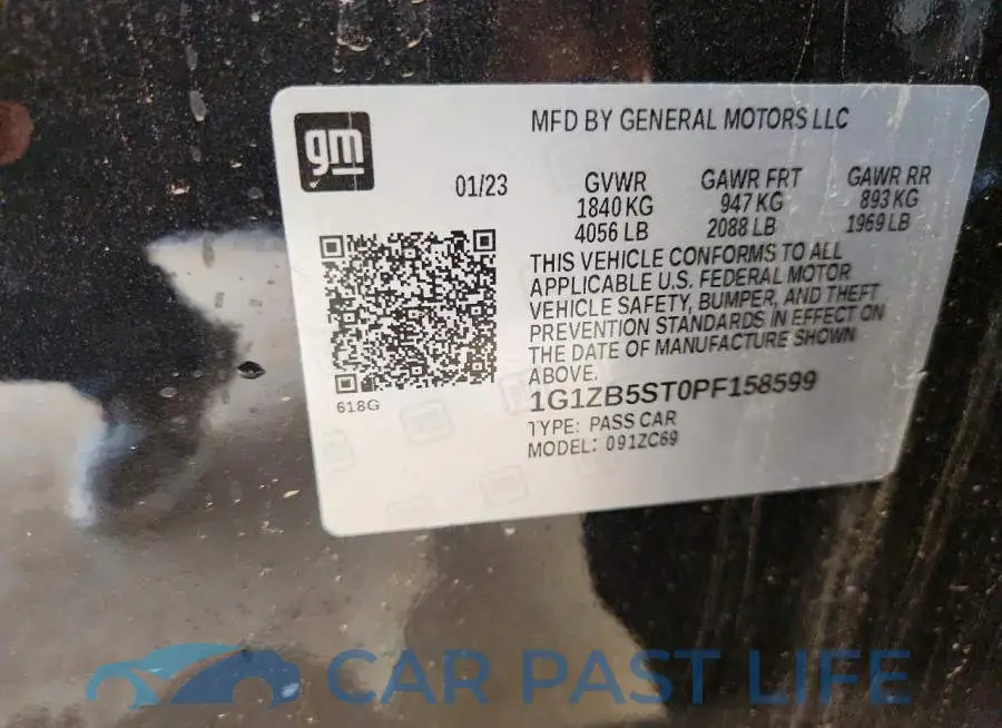 1G1ZB5ST0PF158599# 13