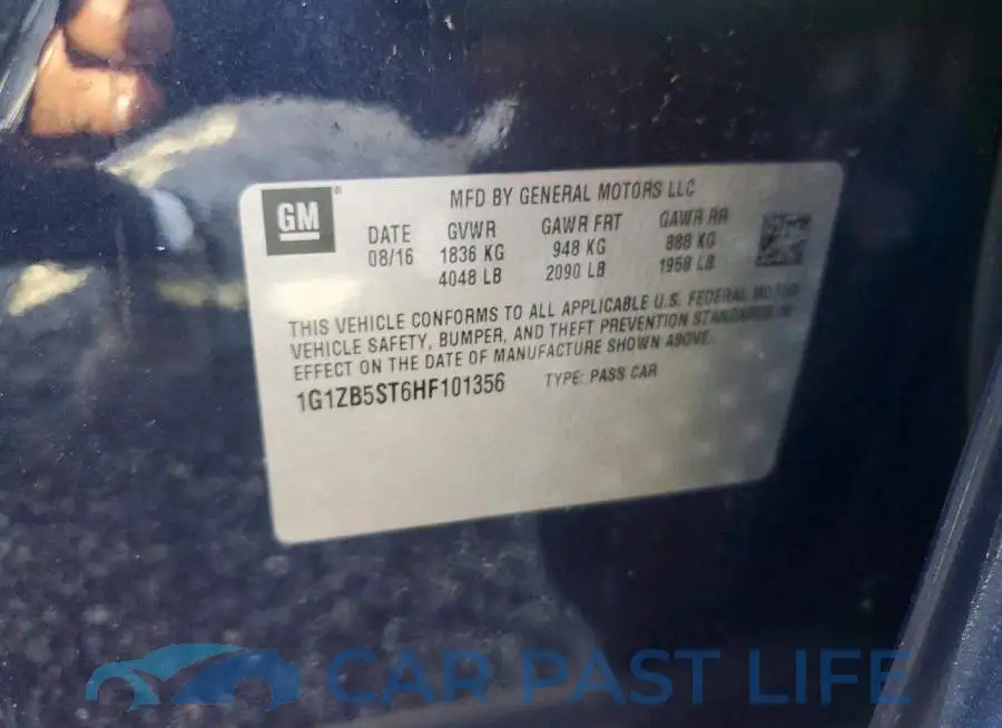 1G1ZB5ST6HF101356# 12