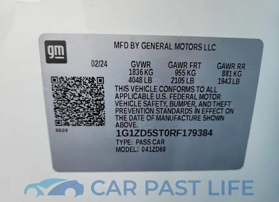 1G1ZD5ST0RF179384# 12