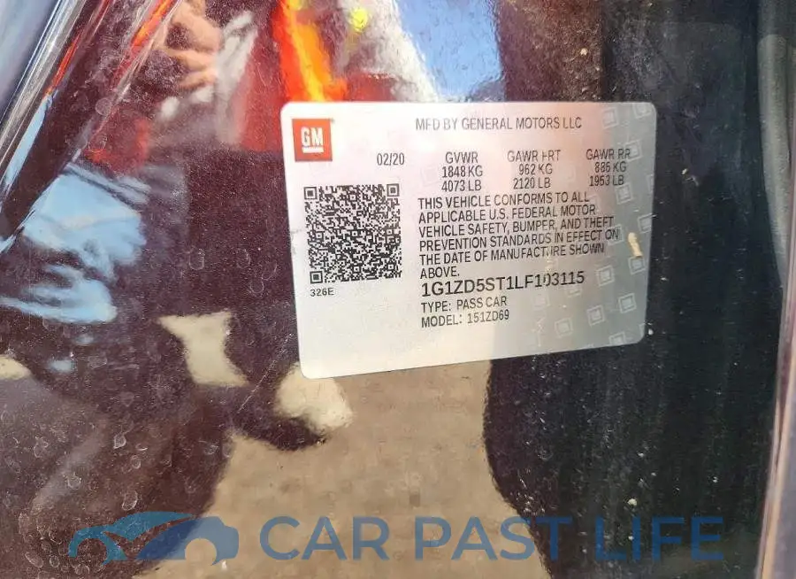1G1ZD5ST1LF103115# 12