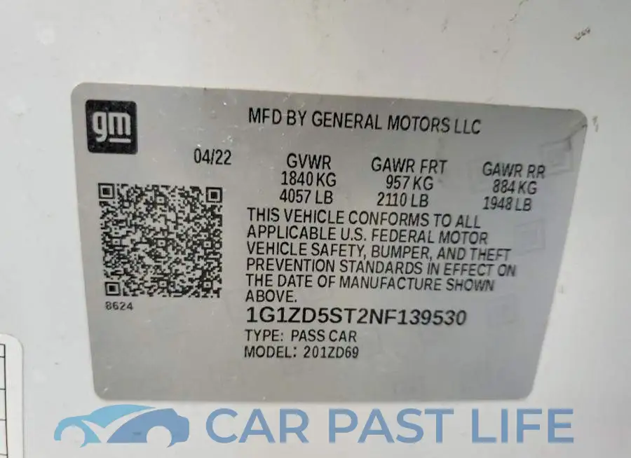 1G1ZD5ST2NF139530# 13