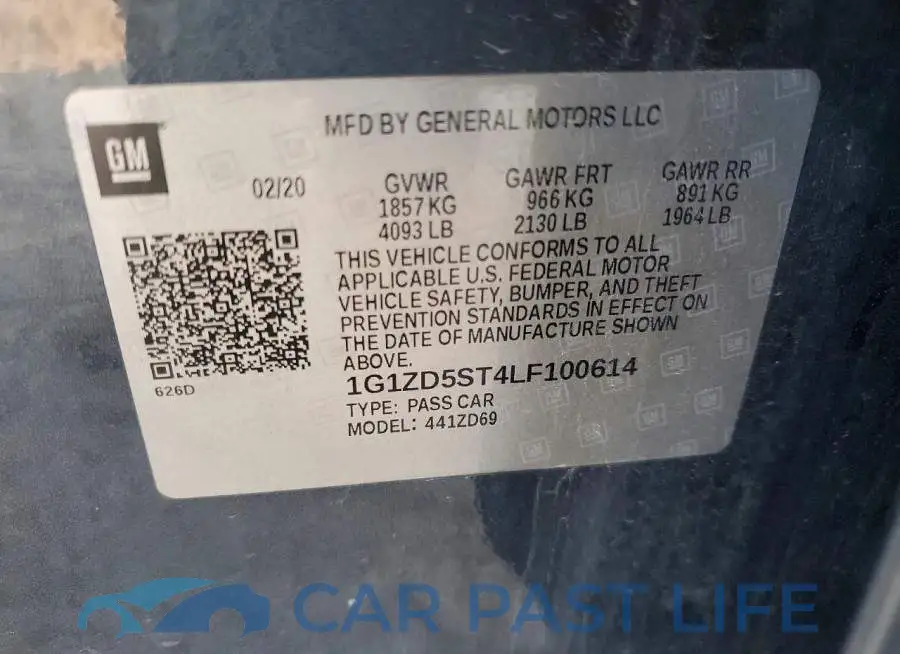 1G1ZD5ST4LF100614# 12