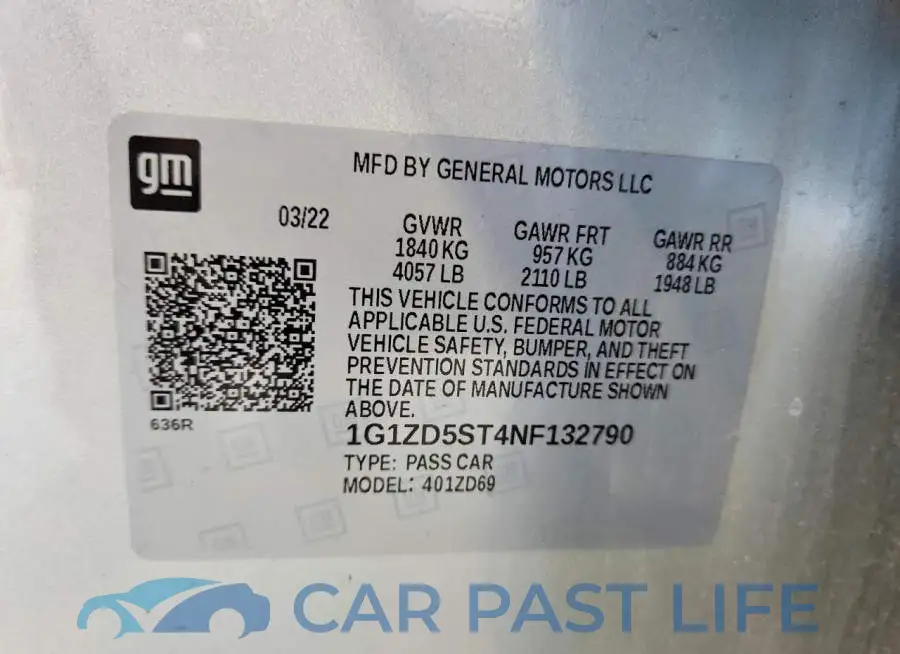 1G1ZD5ST4NF132790# 12