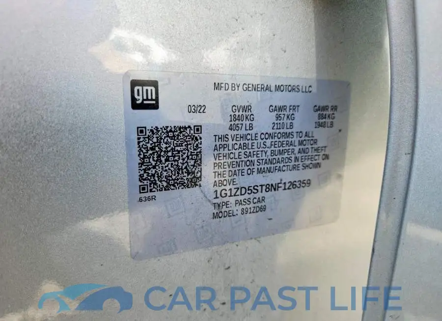 1G1ZD5ST8NF126359# 12