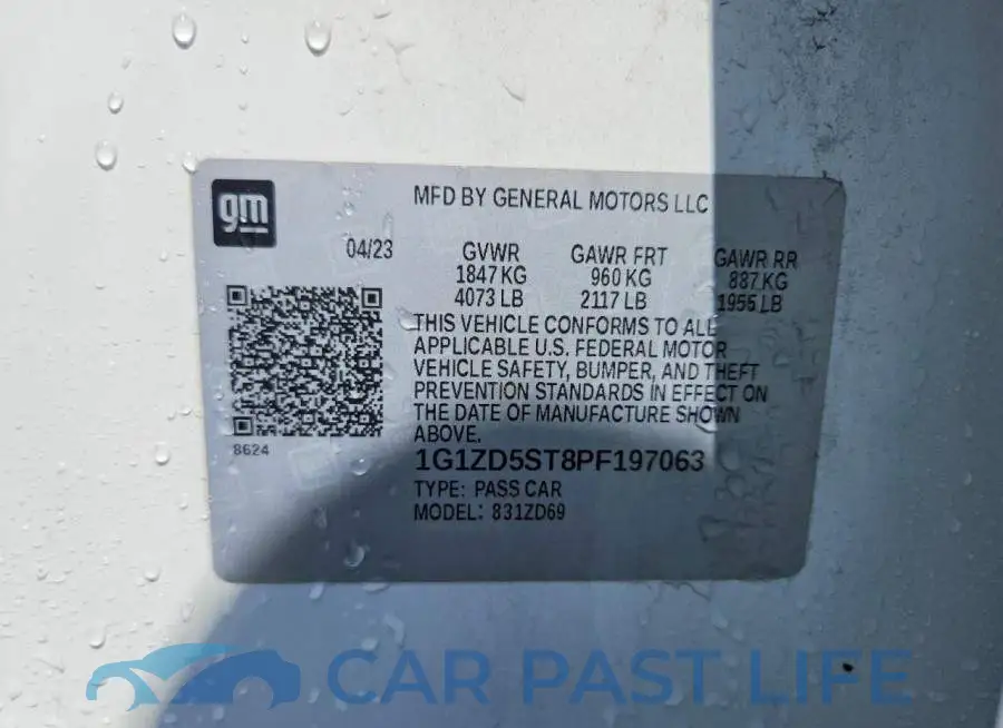1G1ZD5ST8PF197063# 12