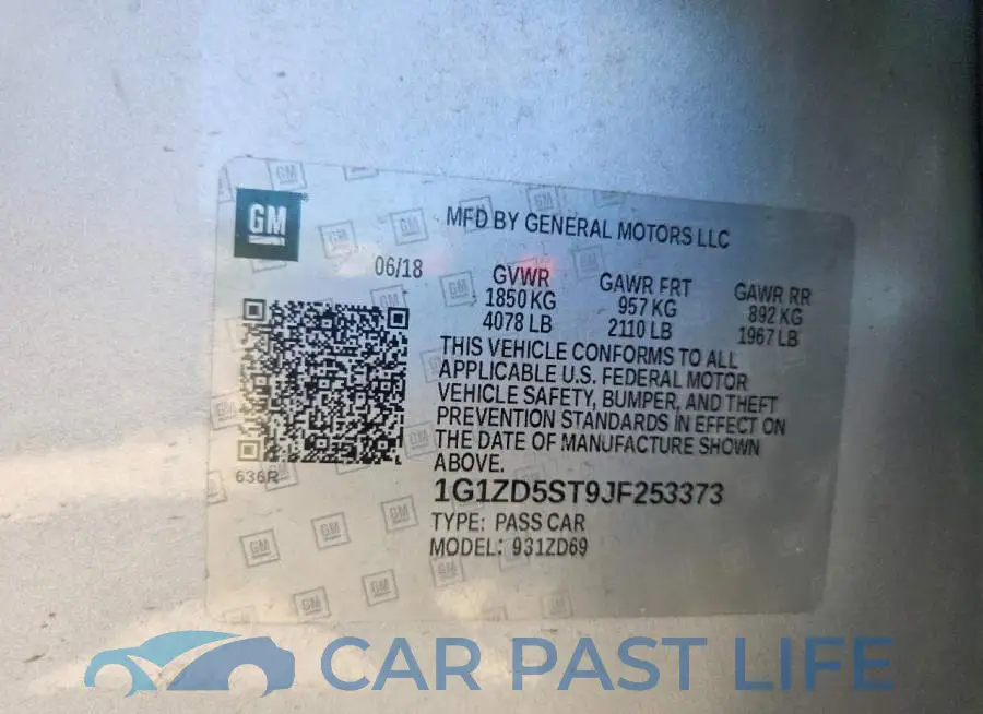 1G1ZD5ST9JF253373# 12