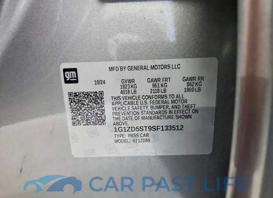 1G1ZD5ST9SF133512# 12