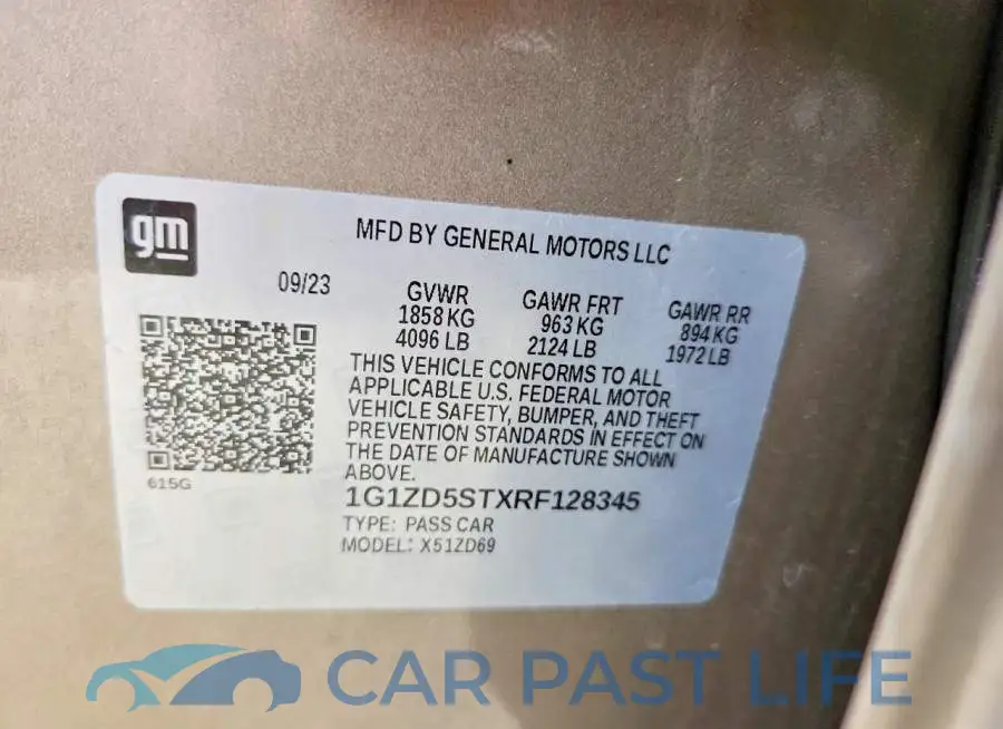 1G1ZD5STXRF128345# 12