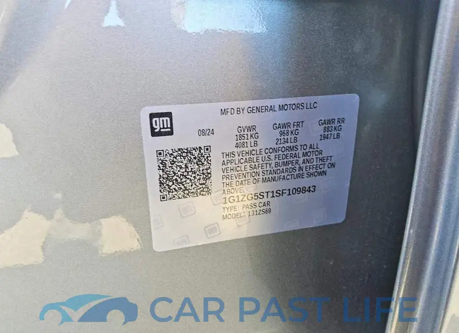 1G1ZG5ST1SF109843# 12