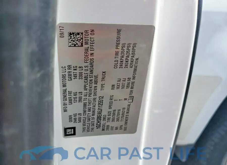 1GCHSBEA6J1125512# 12