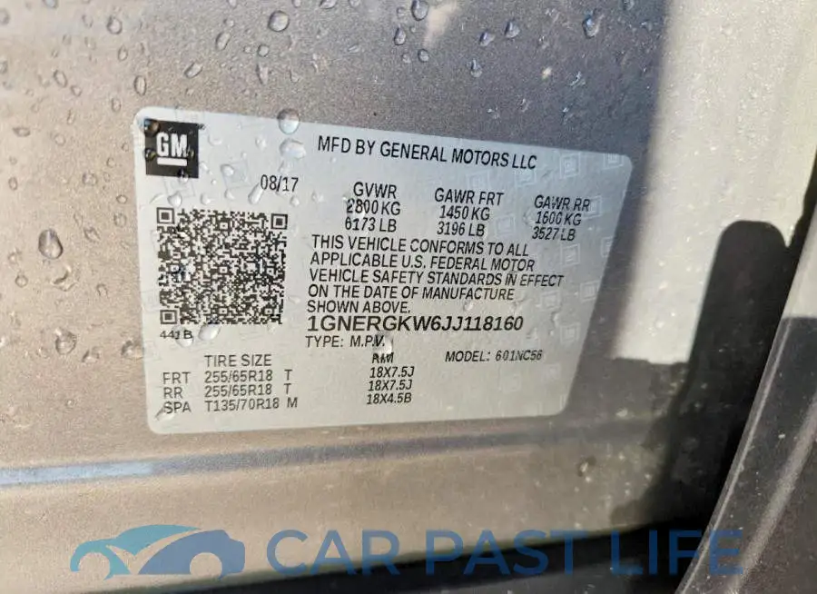 1GNERGKW6JJ118160# 14