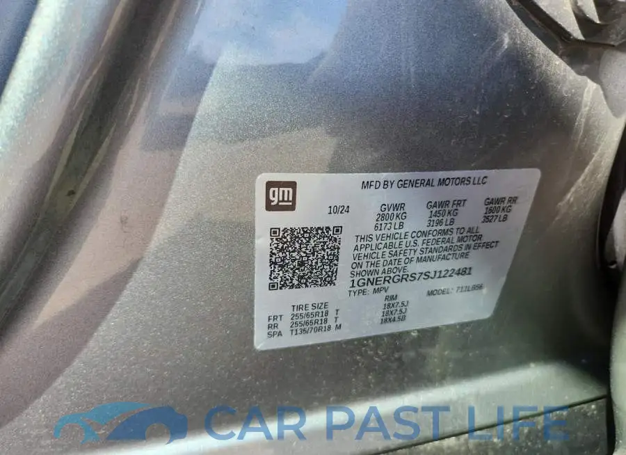 1GNERGRS7SJ122481# 13