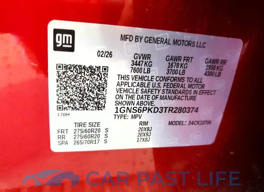 1GNS6PKD3TR280374# 14