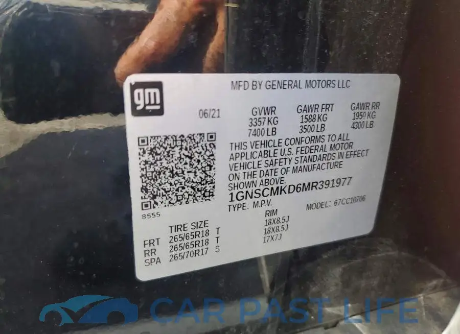 1GNSCMKD6MR391977# 13