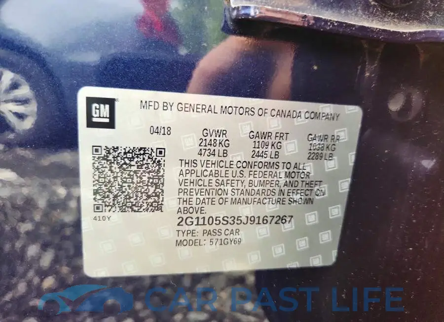 2G1105S35J9167267# 13