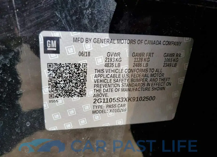 2G1105S3XK9102500# 12