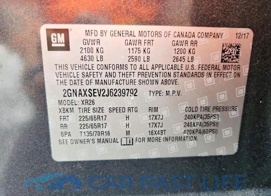 2GNAXSEV2J6239792# 13