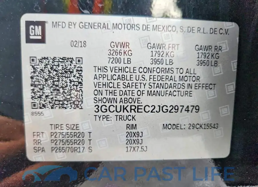 3GCUKREC2JG297479# 12