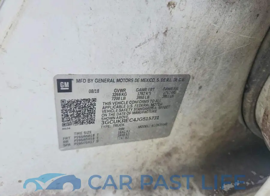 3GCUKREC4JG515731# 12