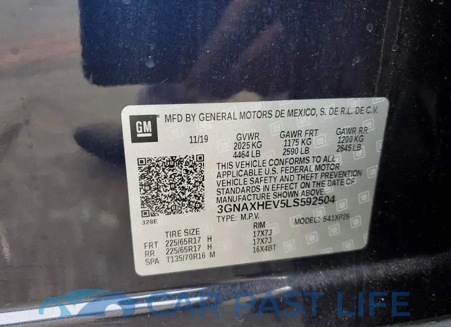 3GNAXHEV5LS592504# 14