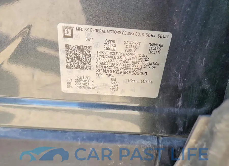 3GNAXKEV6KS680490# 14