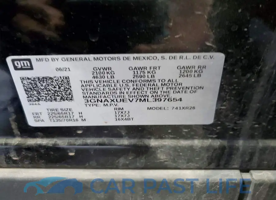 3GNAXUEV7ML397654# 14