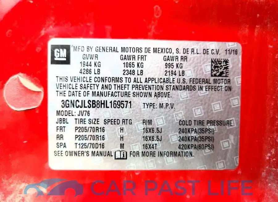3GNCJLSB8HL169571# 13