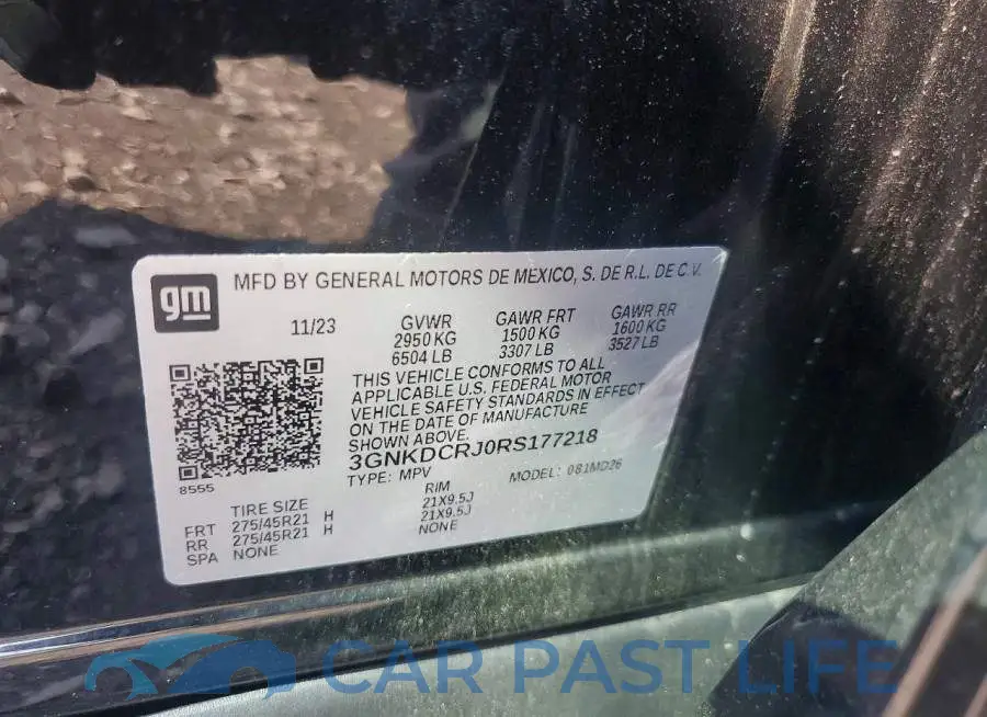 3GNKDCRJ0RS177218# 12