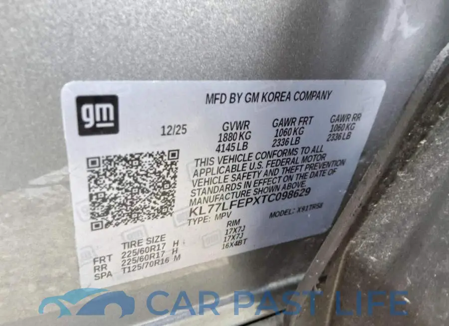 KL77LFEPXTC098629# 13