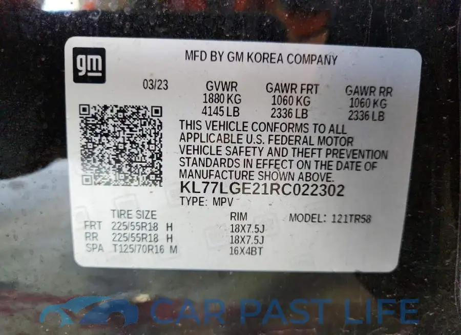KL77LGE21RC022302# 13