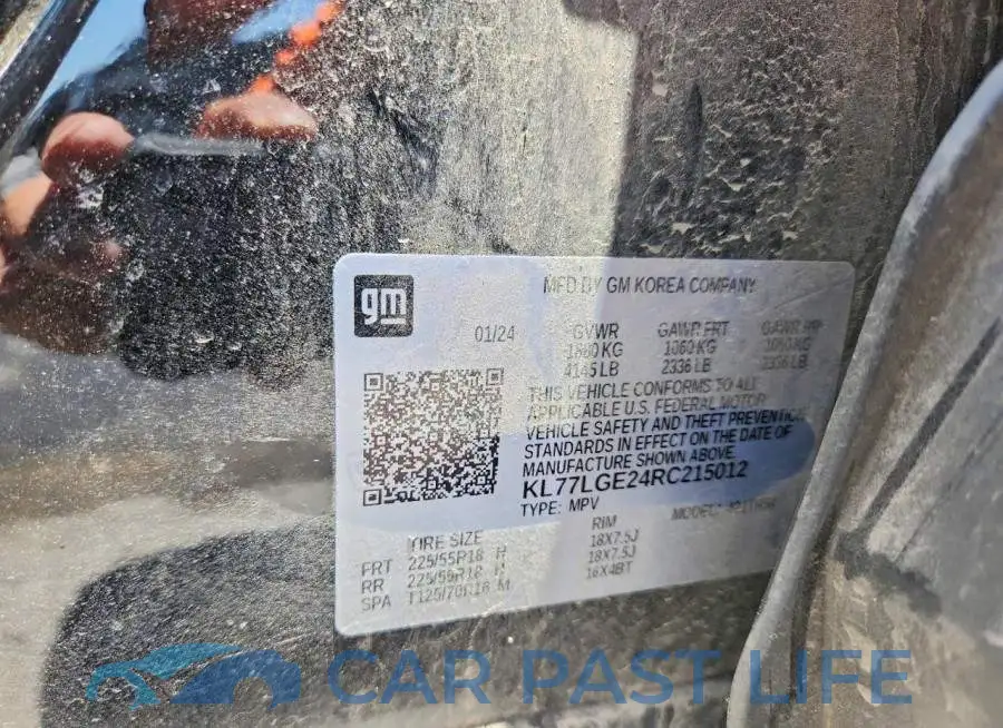 KL77LGE24RC215012# 13