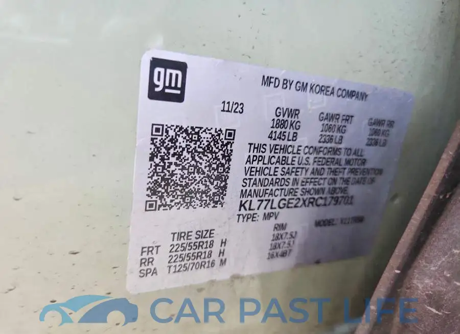 KL77LGE2XRC179701# 13