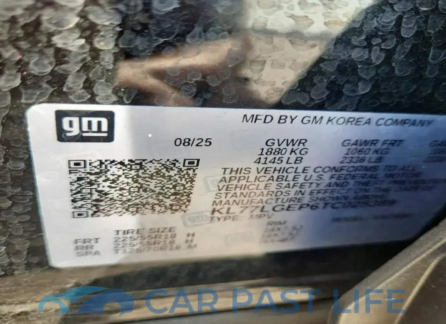KL77LGEP6TC025389# 13