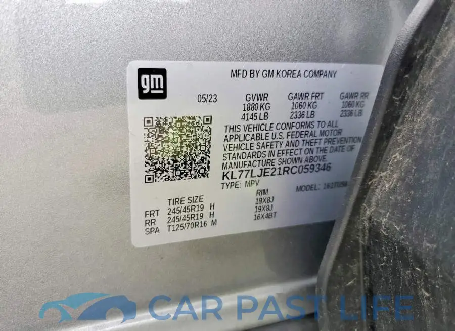 KL77LJE21RC059346# 14