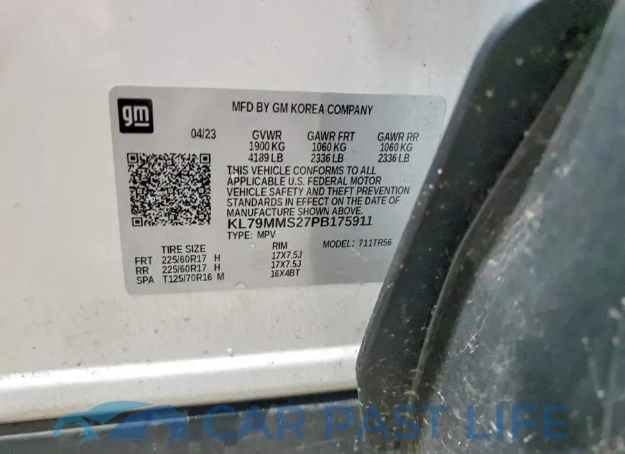 KL79MMS27PB175911# 12