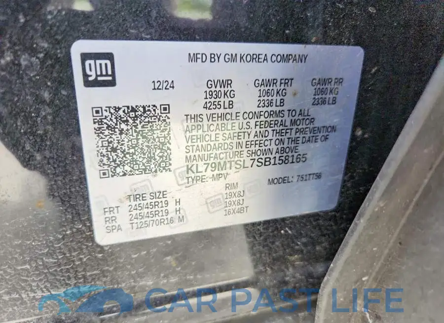 KL79MTSL7SB158165# 12