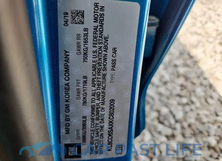 KL8CD6SAXKC802009# 13
