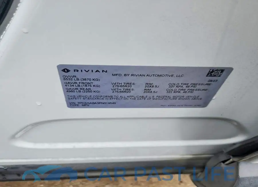 7PDSGABA3PN019549# 13